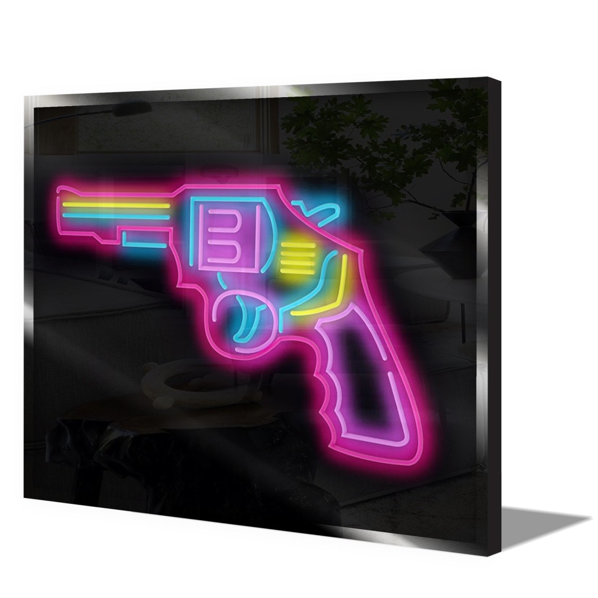 Personalised LED Neon Sign GUN - madaboutneon