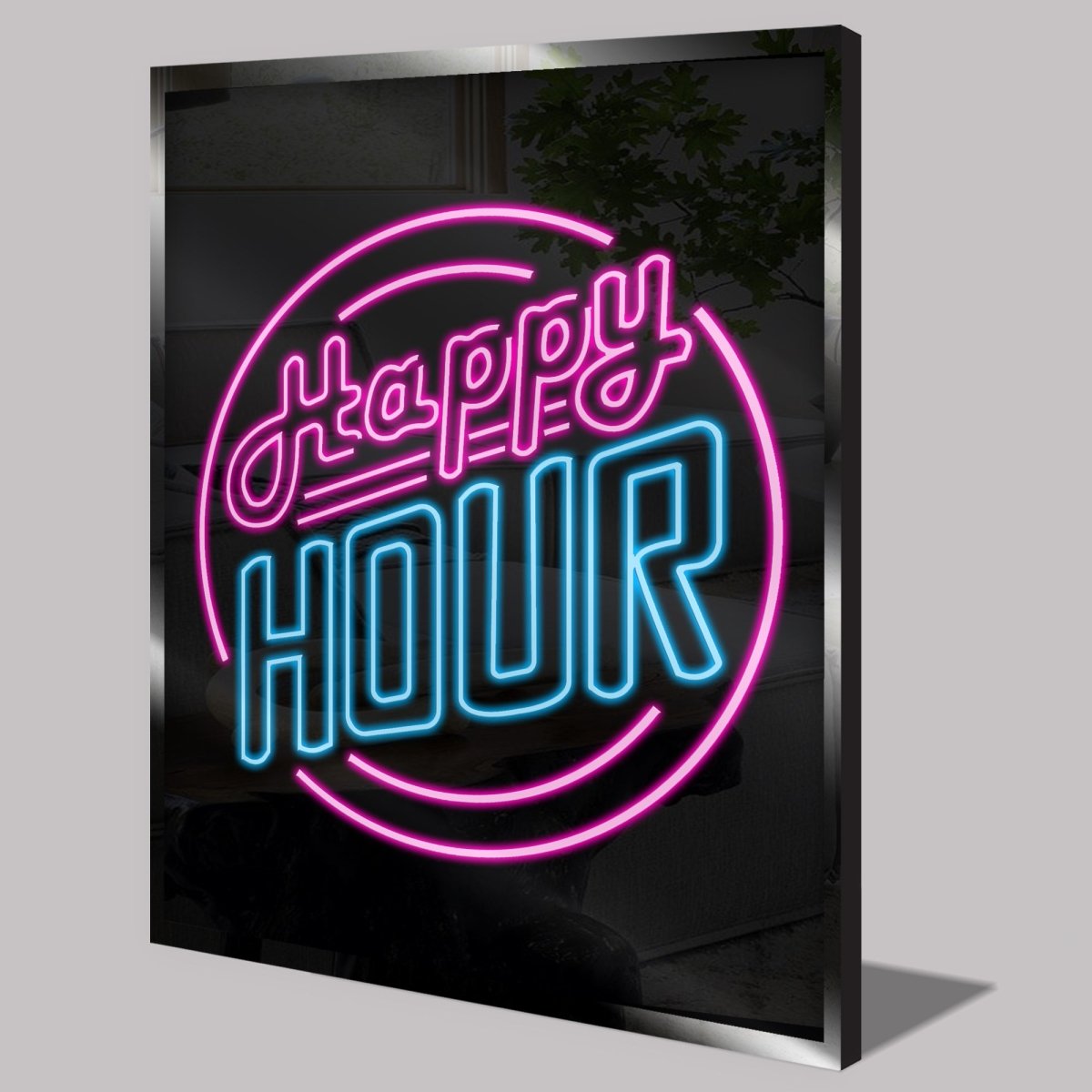 Personalised LED Neon Sign HAPPY HOUR - madaboutneon
