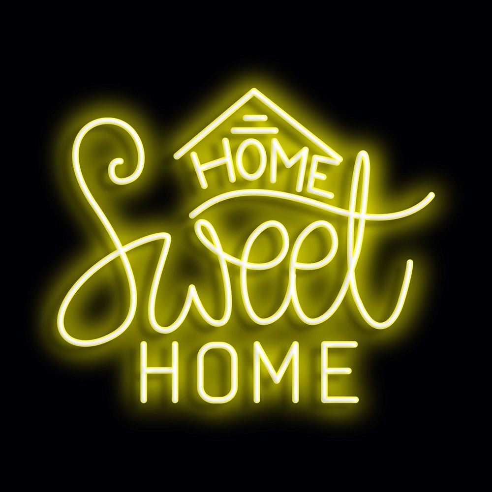 Personalised LED Neon Sign HOME SWEET HOME - madaboutneon