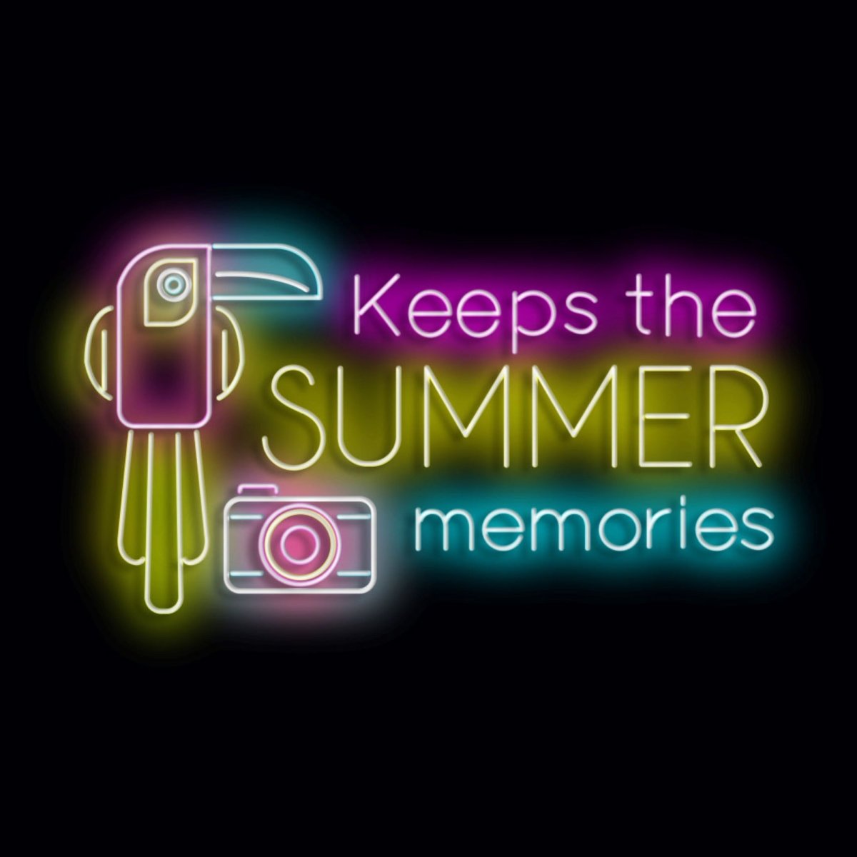 Personalised LED Neon Sign KEEP SUMMER - madaboutneon