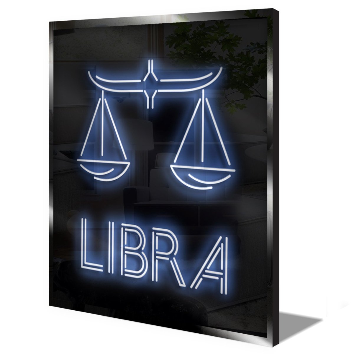 Personalised LED Neon Sign LIBRA - madaboutneon