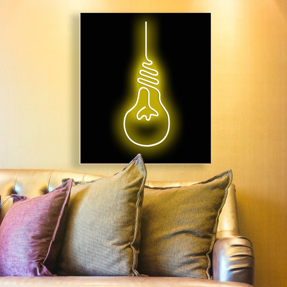 Personalised LED Neon Sign LIGHT BULB - madaboutneon