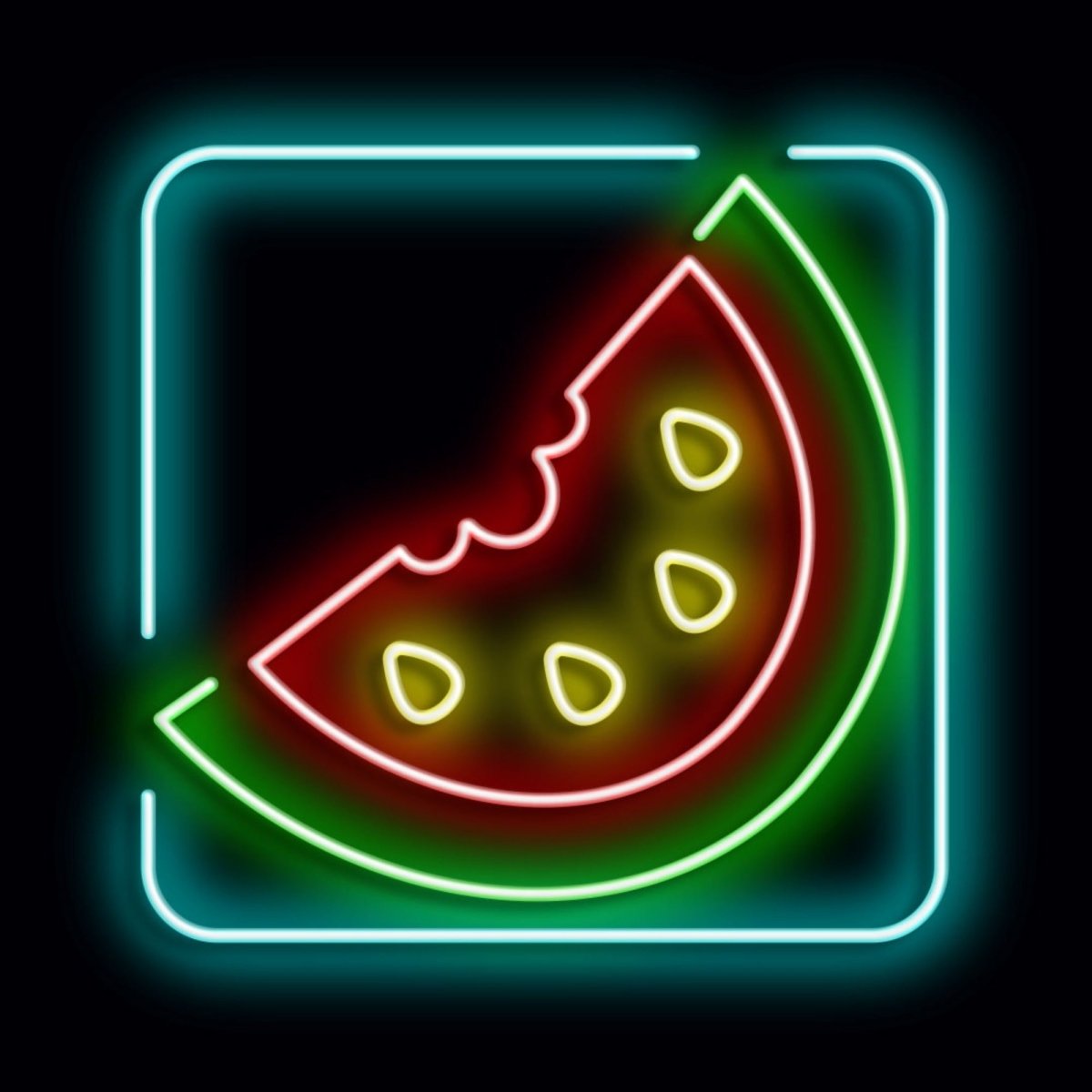 Personalised LED Neon Sign MELON - madaboutneon