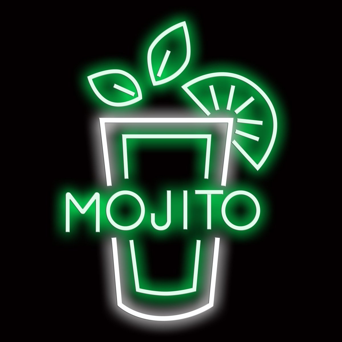 Personalised LED Neon Sign MOJITO - madaboutneon