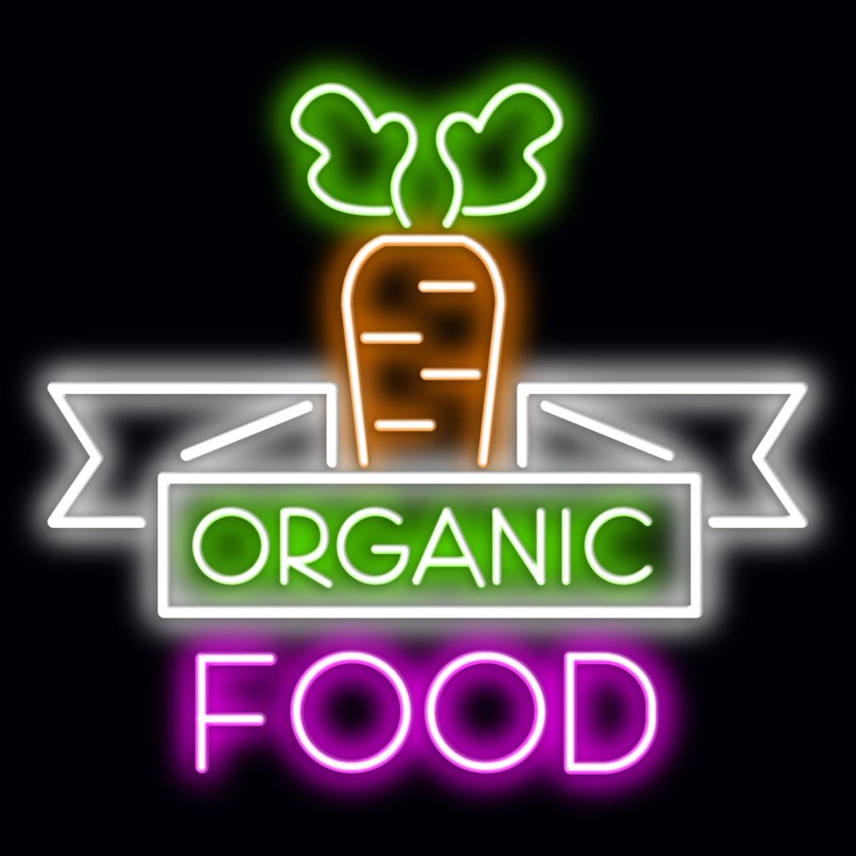 Personalised LED Neon Sign ORGANIC - madaboutneon