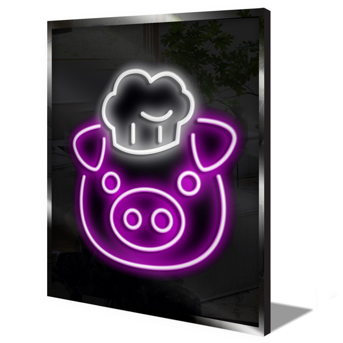 Personalised LED Neon Sign PIG - madaboutneon