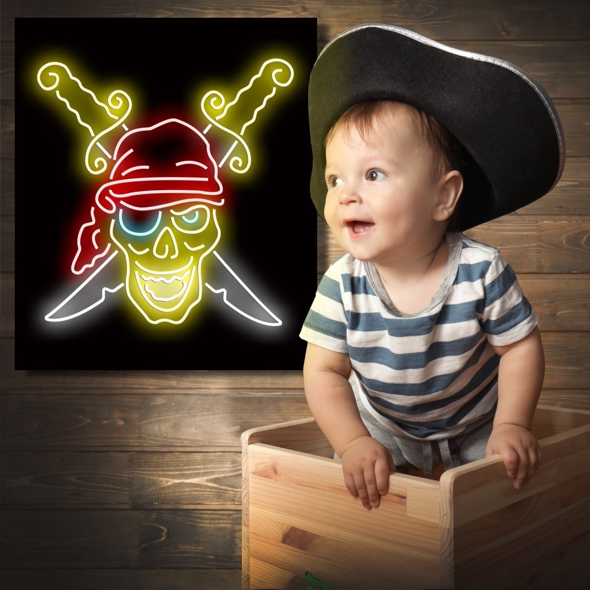 Personalised LED Neon Sign PIRATE - madaboutneon