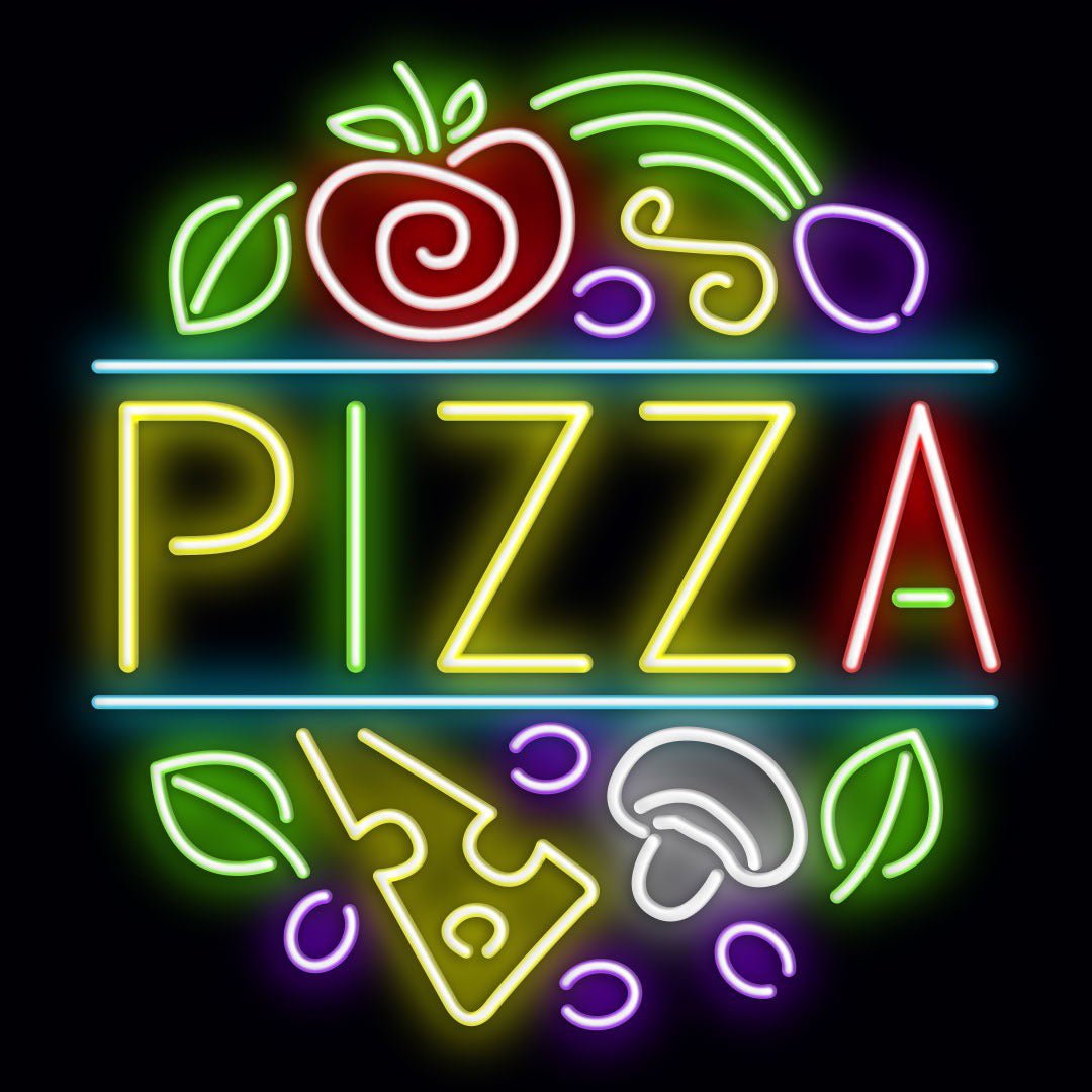 Personalised LED Neon Sign PIZZA2 - madaboutneon