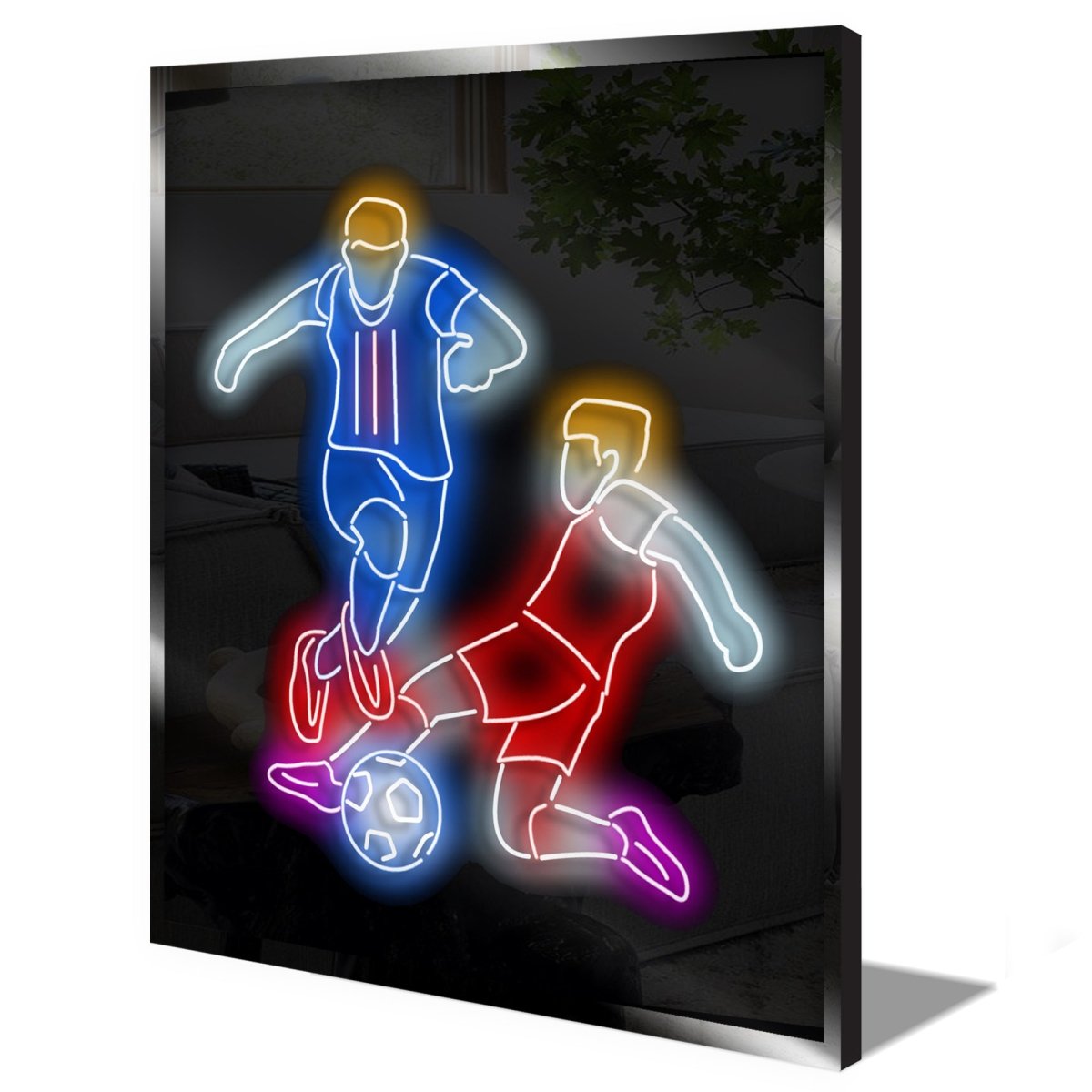 Personalised LED Neon Sign PSG & MONACO FANS - madaboutneon