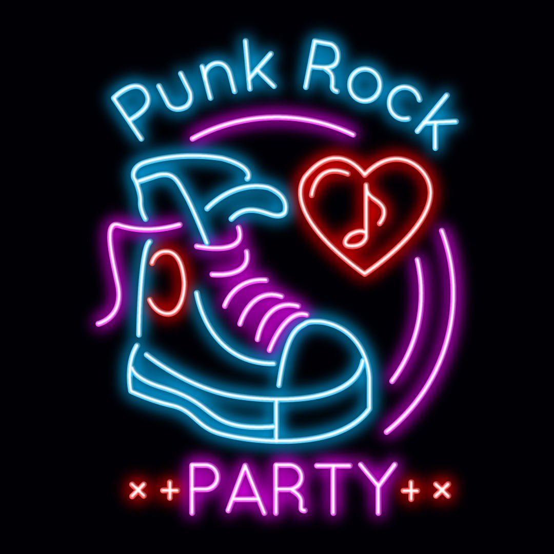 Personalised LED Neon Sign PUNK - madaboutneon