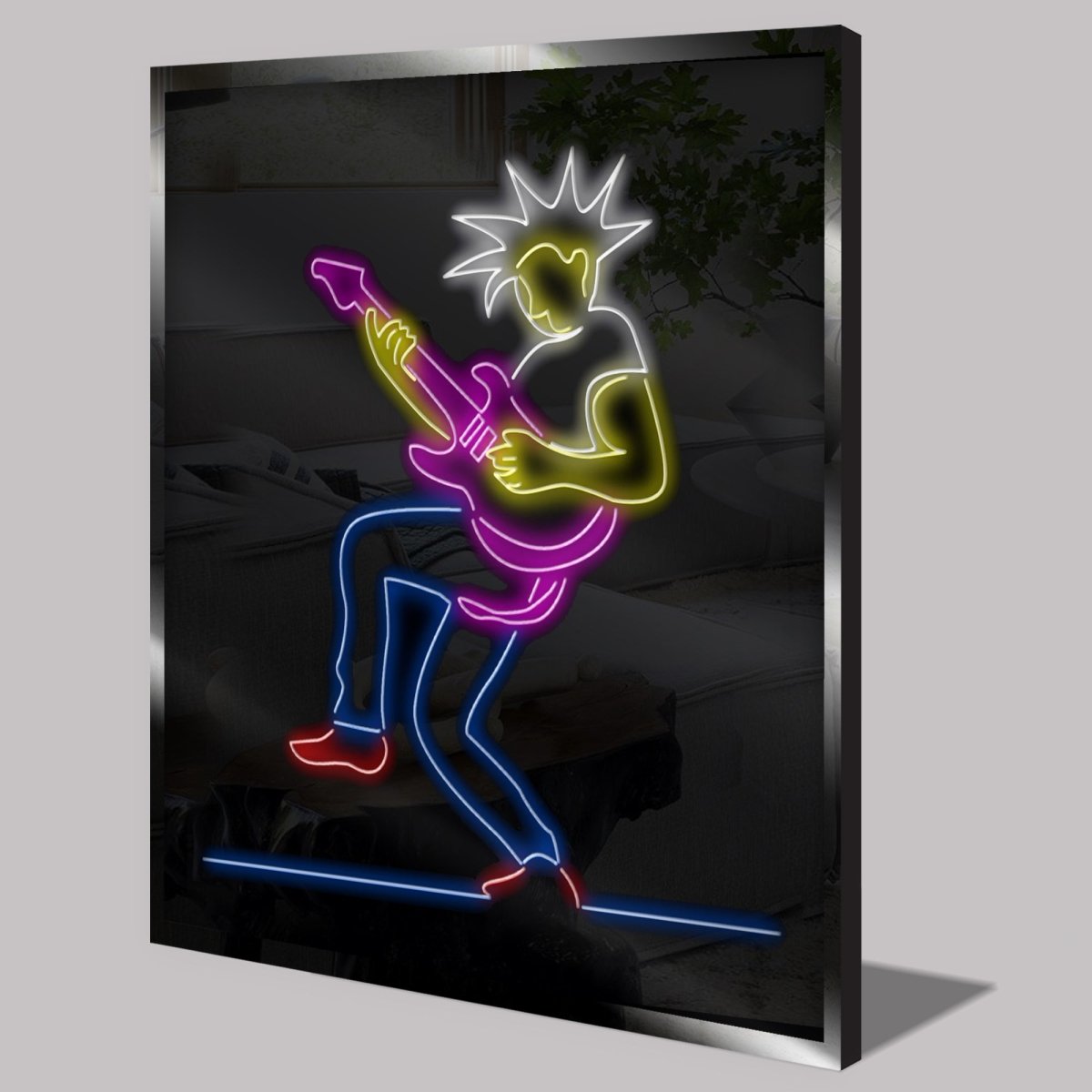 Personalised LED Neon Sign PUNK ROCK DANCER - madaboutneon
