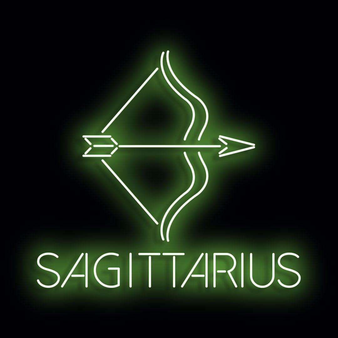 Personalised LED Neon Sign SAGITTARIUS - madaboutneon
