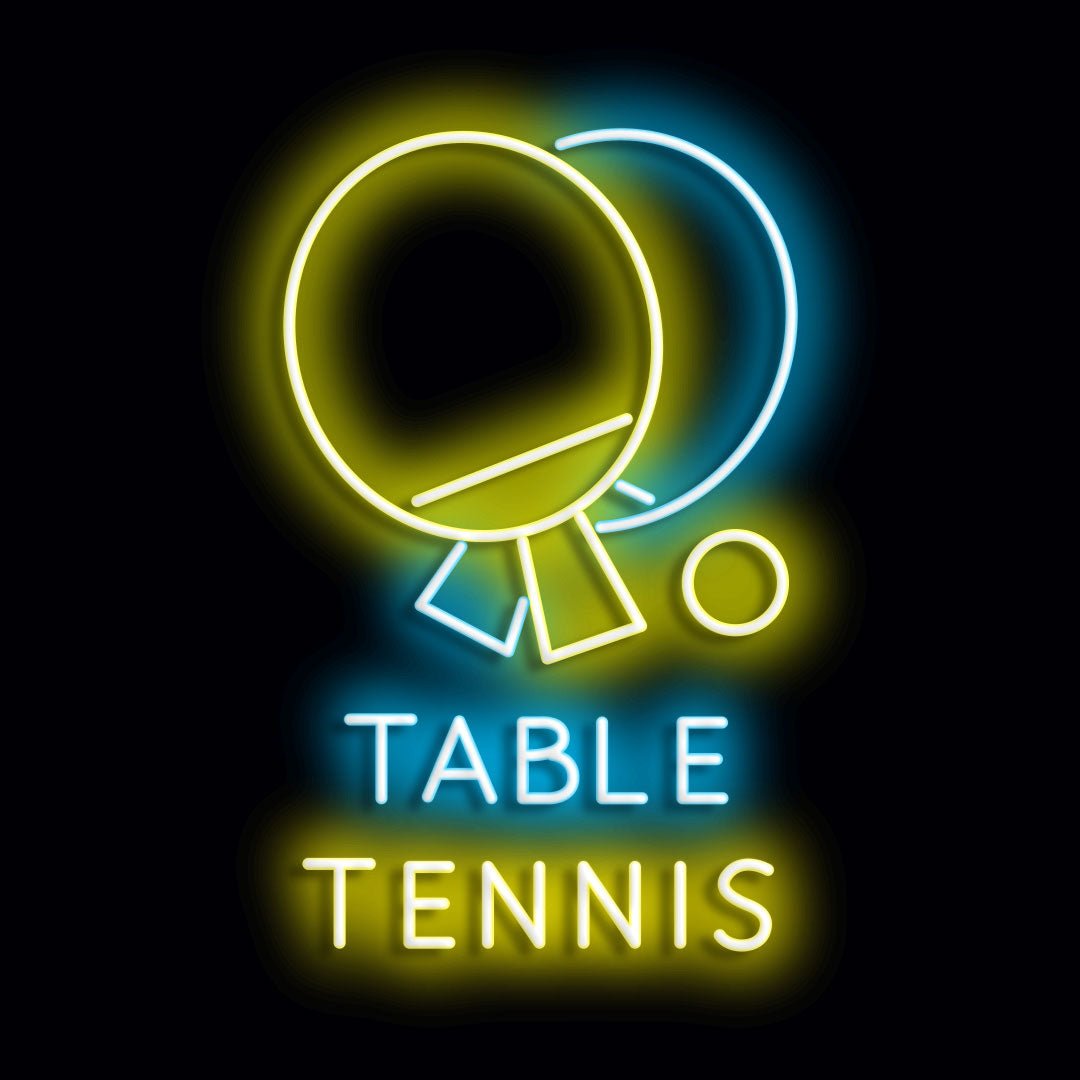 Personalised LED Neon Sign TABLE TENNIS - madaboutneon