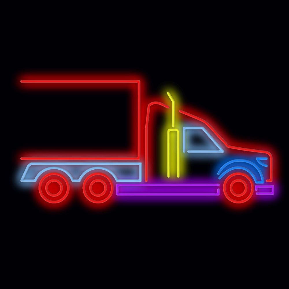 Personalised LED Neon Sign TRUCK - madaboutneon