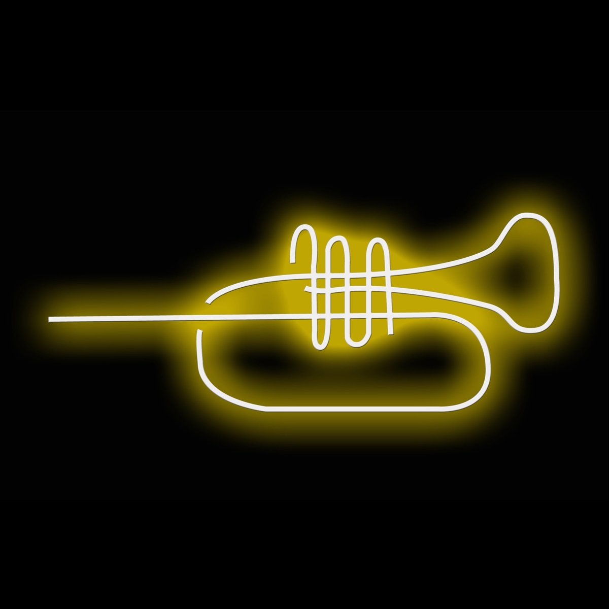 Personalised LED Neon Sign TRUMPET - madaboutneon