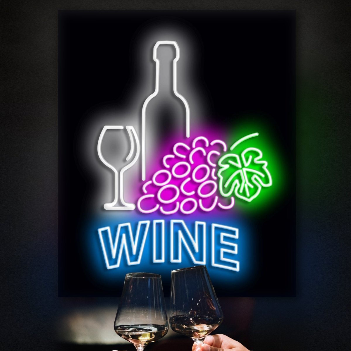 Personalised LED Neon Sign WINE BAR - madaboutneon