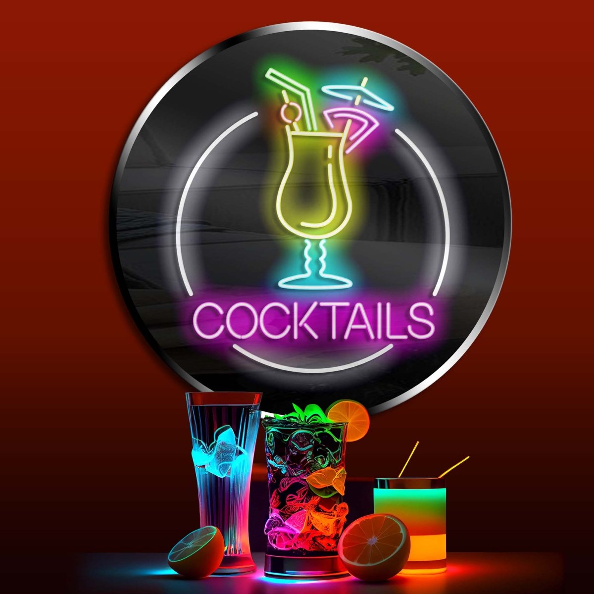 Personalised LED Neon Sign BAR 3 - madaboutneon