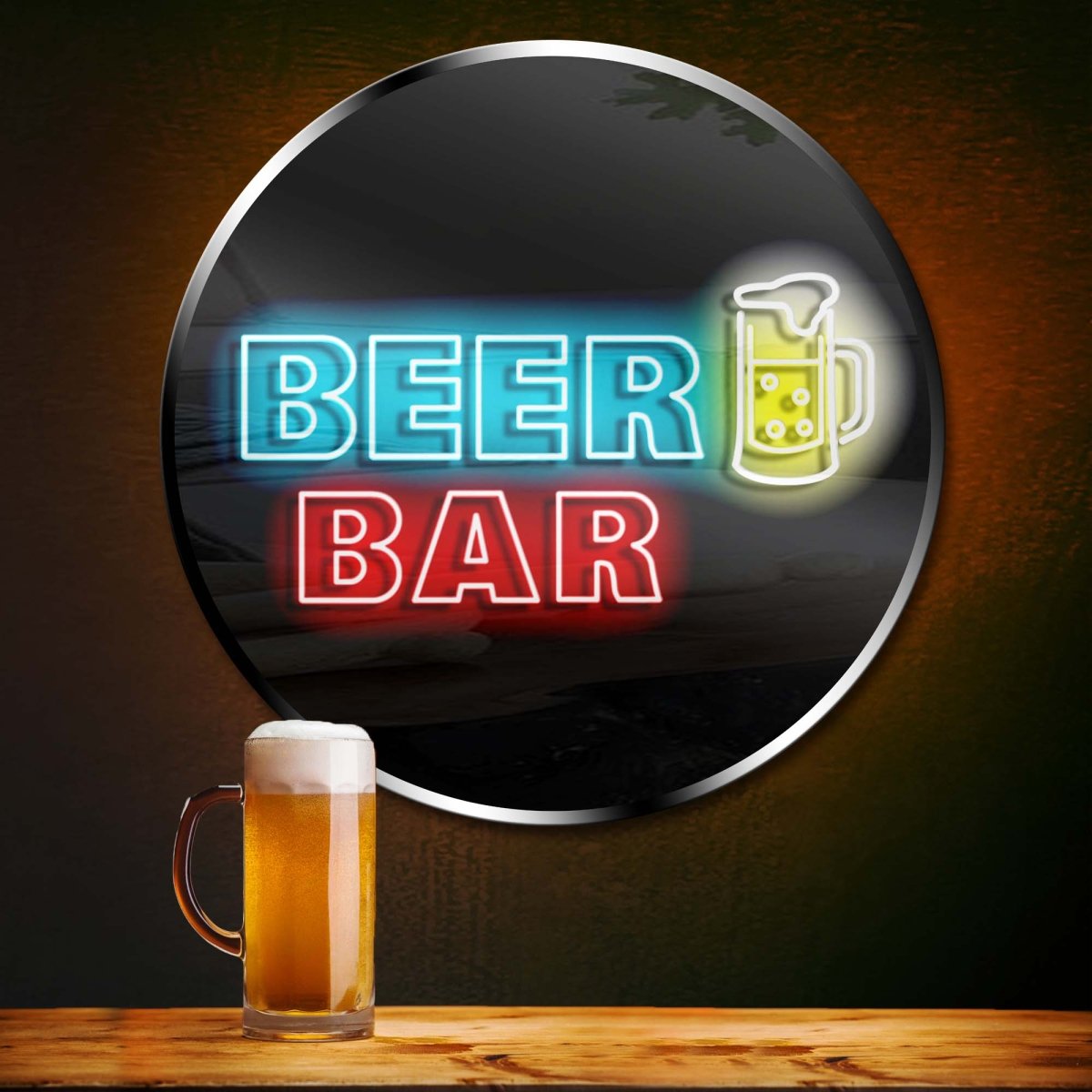 Personalised LED Neon Sign BEER BAR - madaboutneon