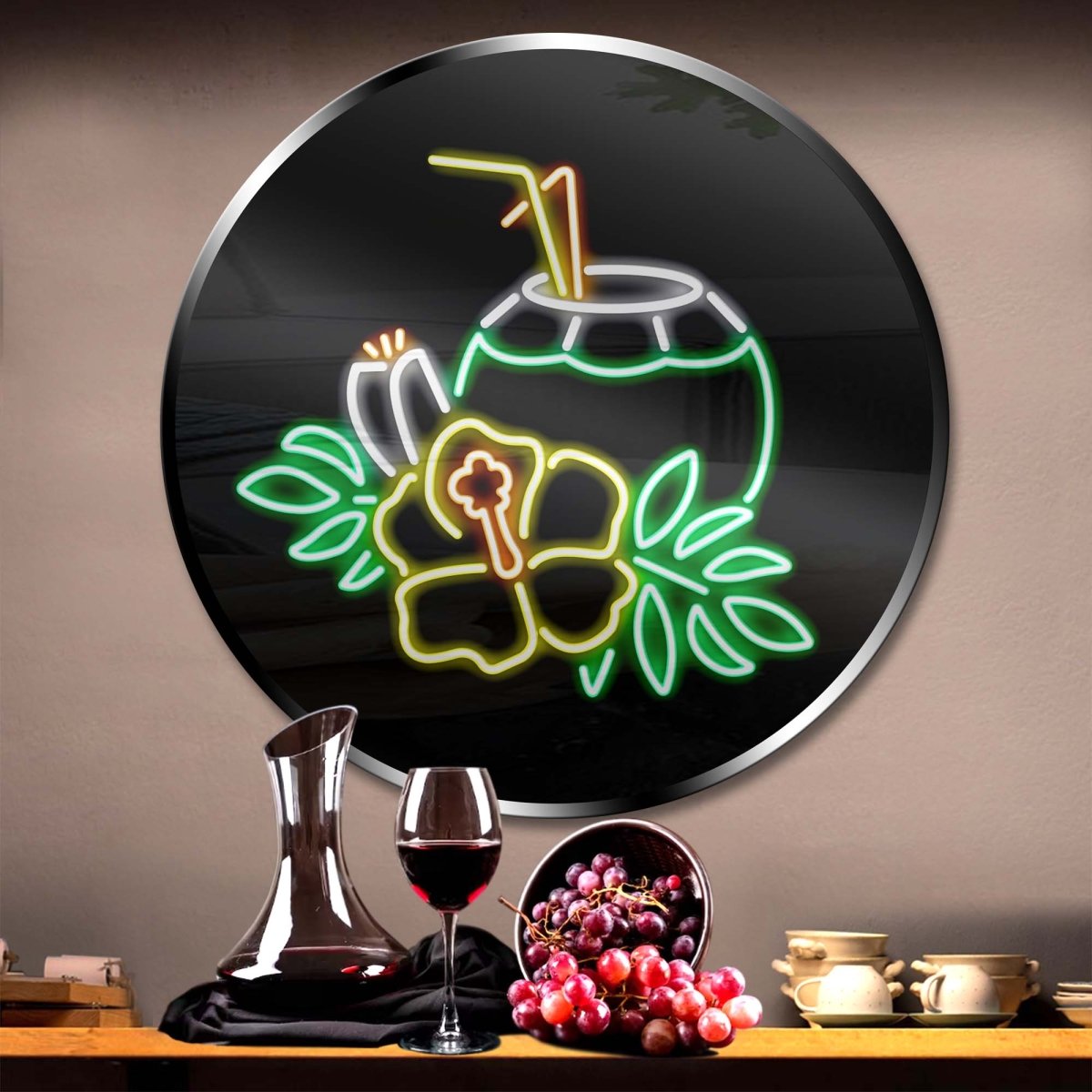 Personalised LED Neon Sign COCONUT - madaboutneon