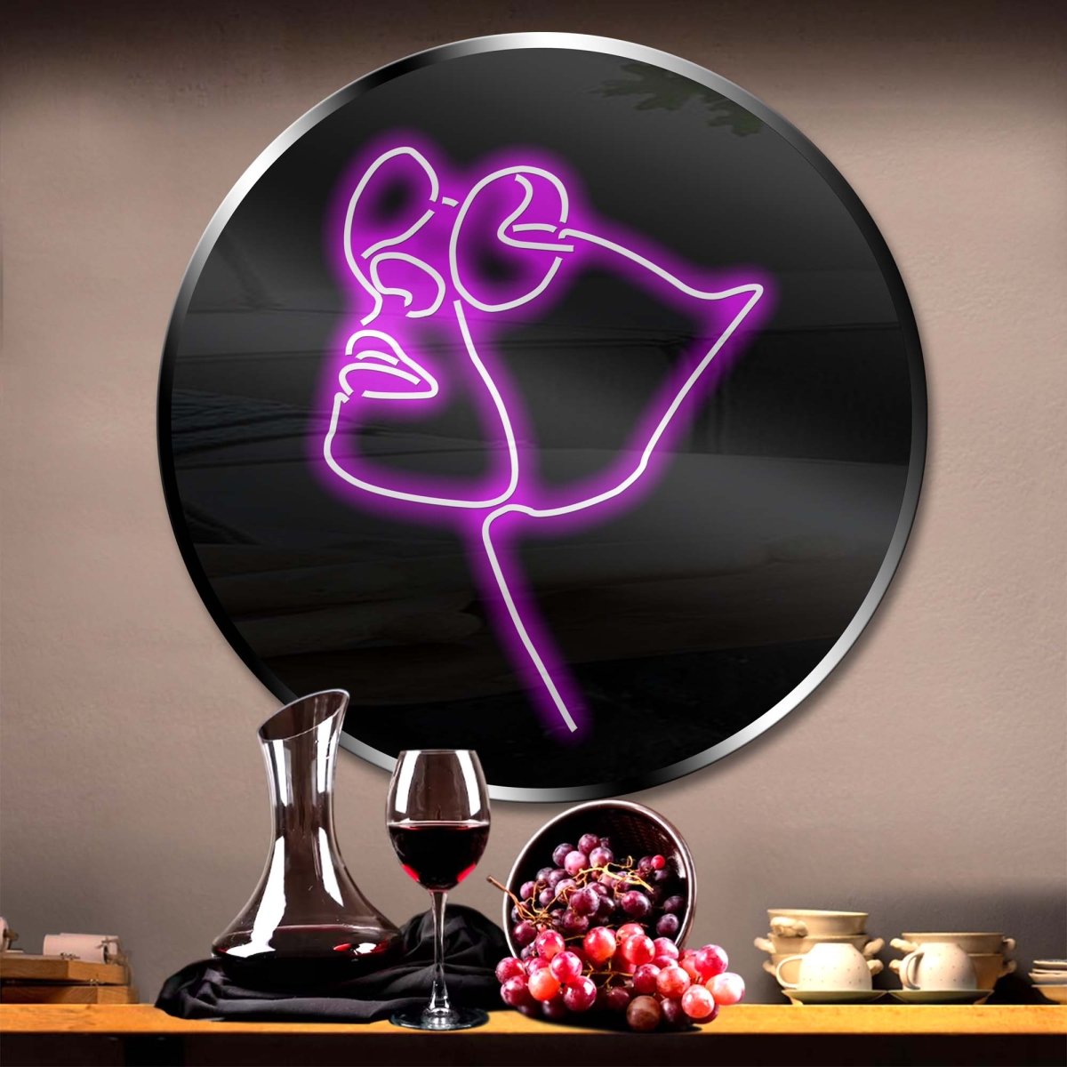Personalised LED Neon Sign FACE OFF - madaboutneon