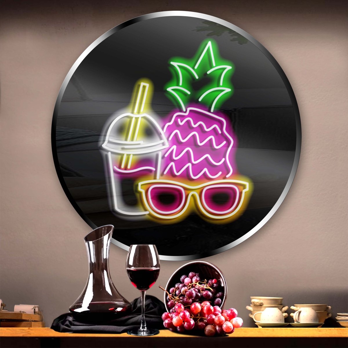 Personalised LED Neon Sign PINEAPPLE - madaboutneon