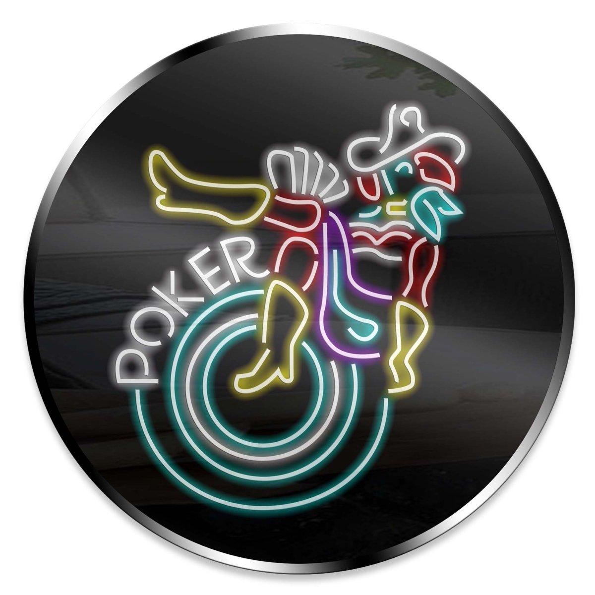 Personalised LED Neon Sign POKER - madaboutneon