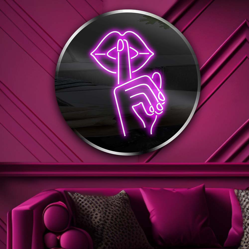 Personalised LED Neon Sign SHHHH - madaboutneon