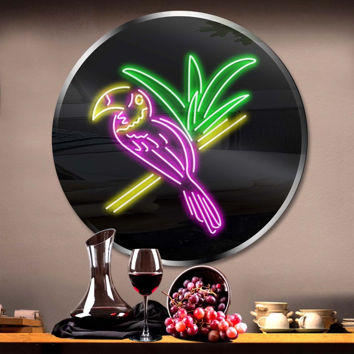 Personalised LED Neon Sign TOUCAN - madaboutneon