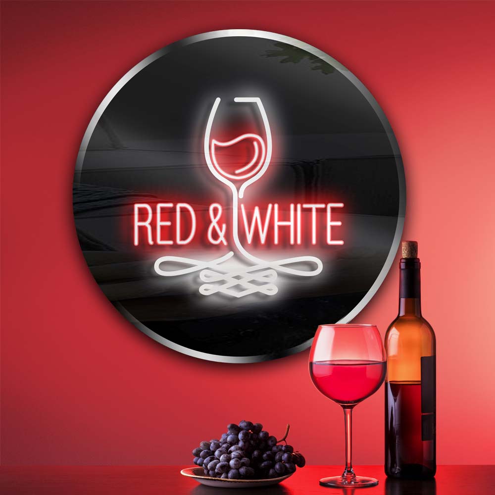 Personalised LED Neon Sign WINE - madaboutneon