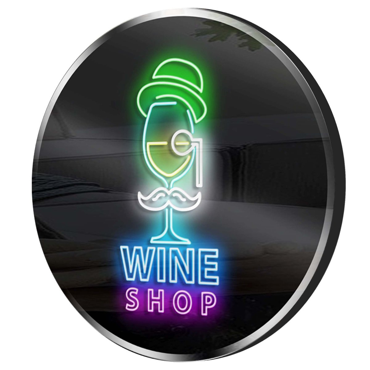 Personalised LED Neon Sign WINE SHOP - madaboutneon