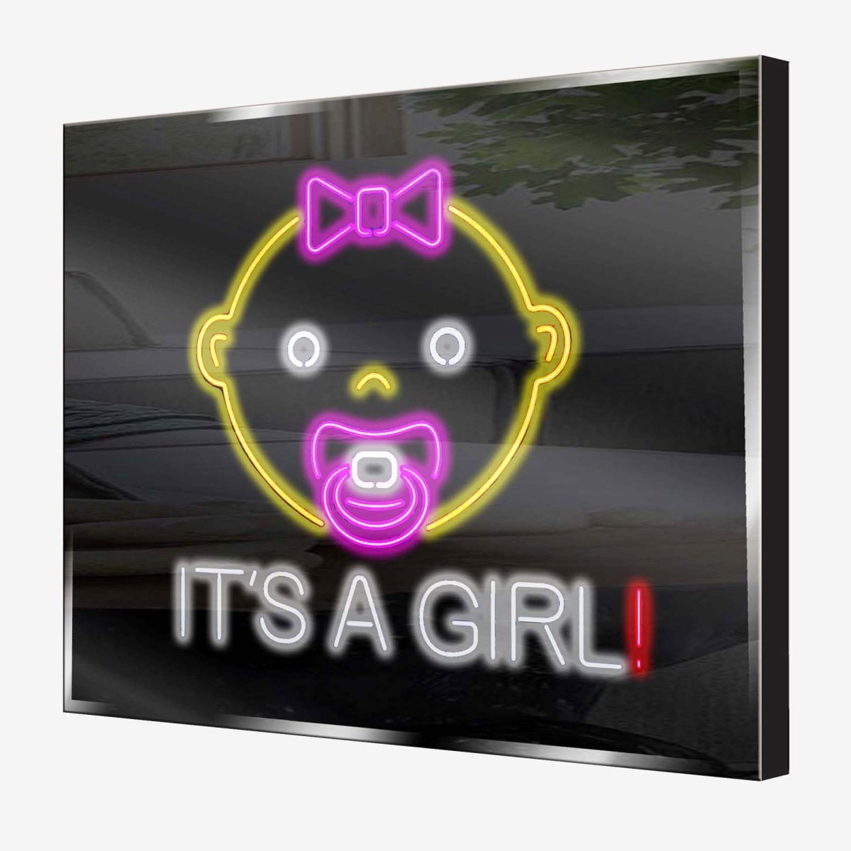 Personalized Baby Girl Neon Sign 600mm X 250mm - madaboutneon