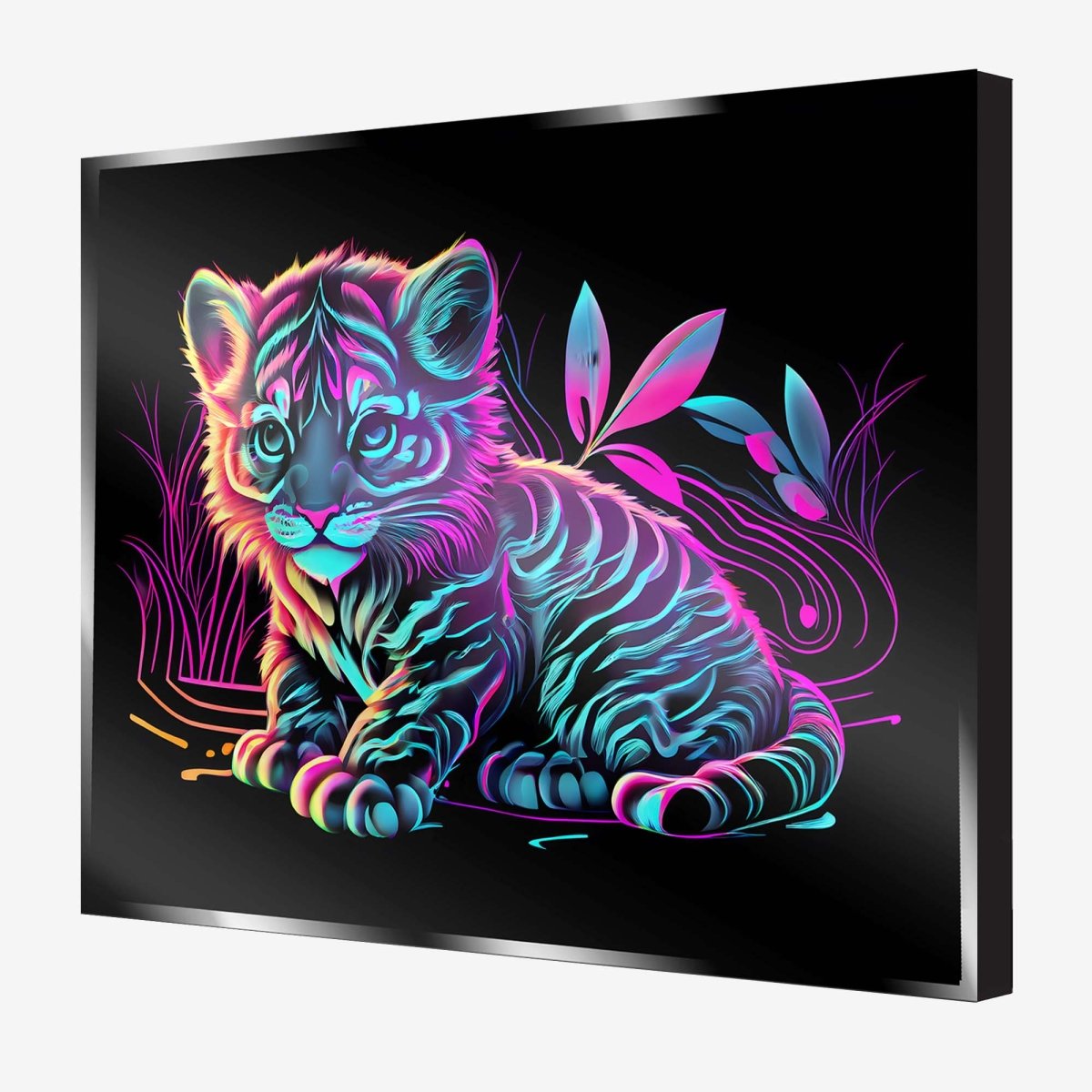 Personalized Baby Tiger Neon Sign 600mm X 250mm - madaboutneon