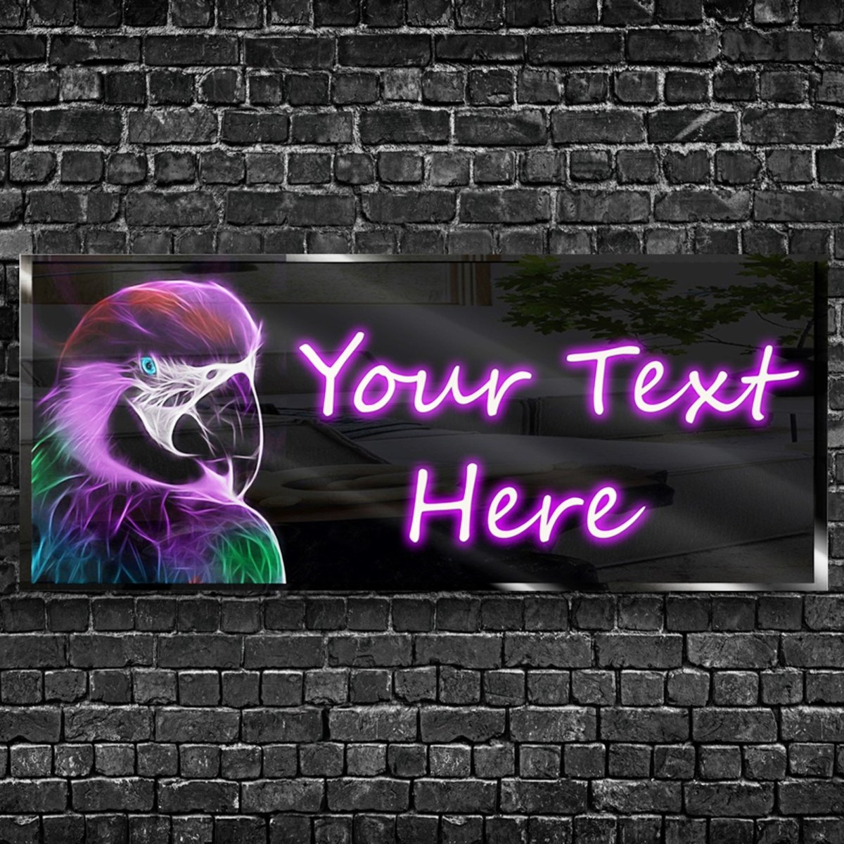 Personalized Bird of Prey Neon Sign 600mm X 250mm - madaboutneon