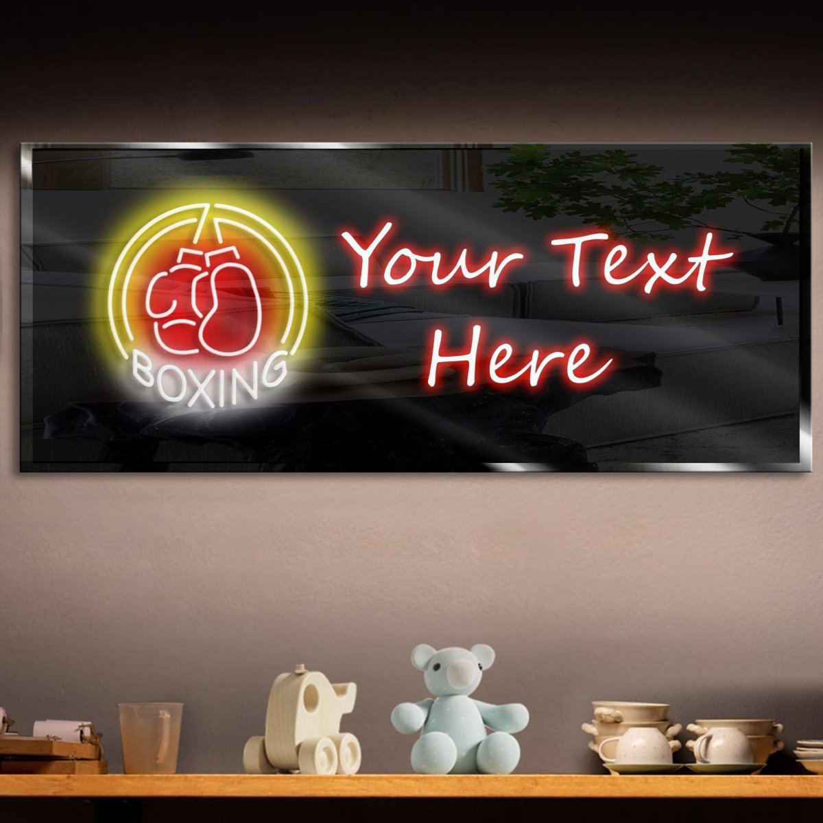 Personalized Boxing Neon Sign 600mm X 250mm - madaboutneon