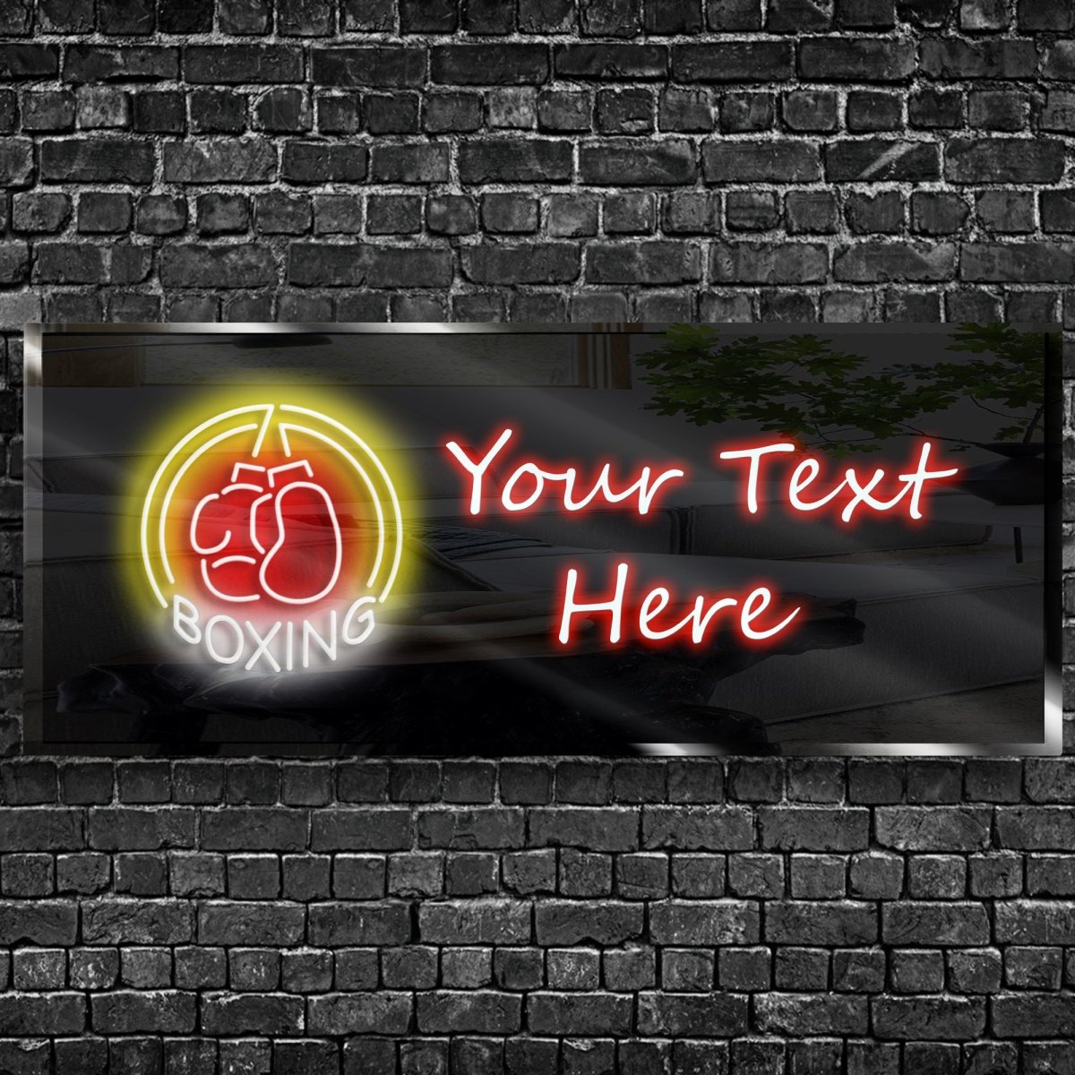 Personalized Boxing Neon Sign 600mm X 250mm - madaboutneon