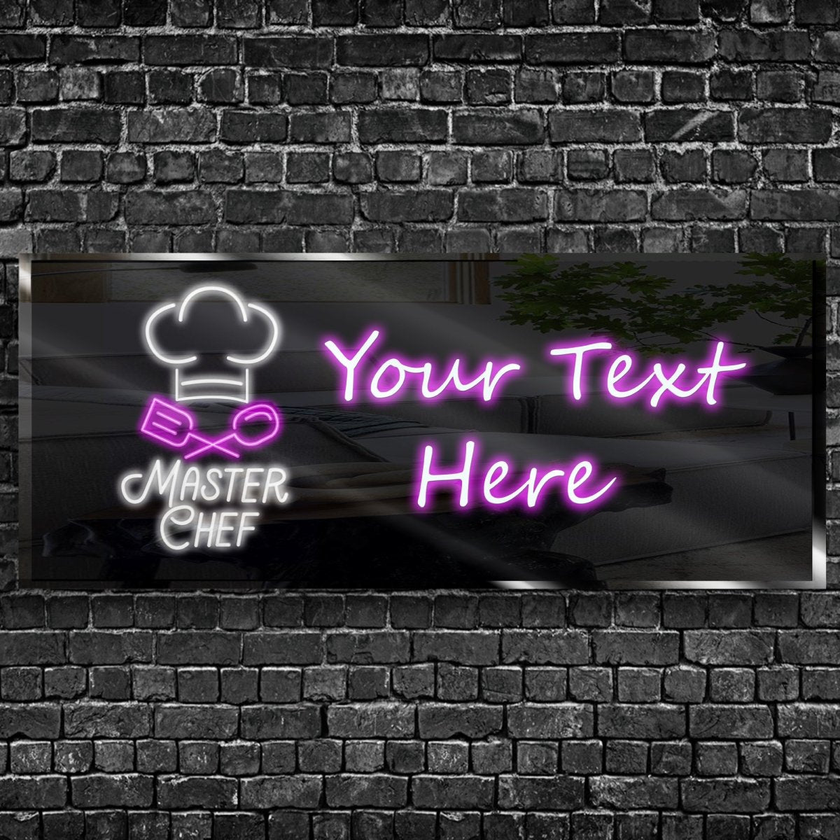 Personalized Chef 2 Neon Sign 600mm X 250mm - madaboutneon