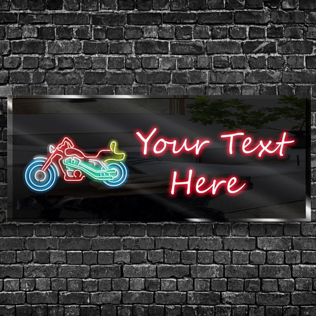 Personalized Chopper Neon Sign 600mm X 250mm - madaboutneon