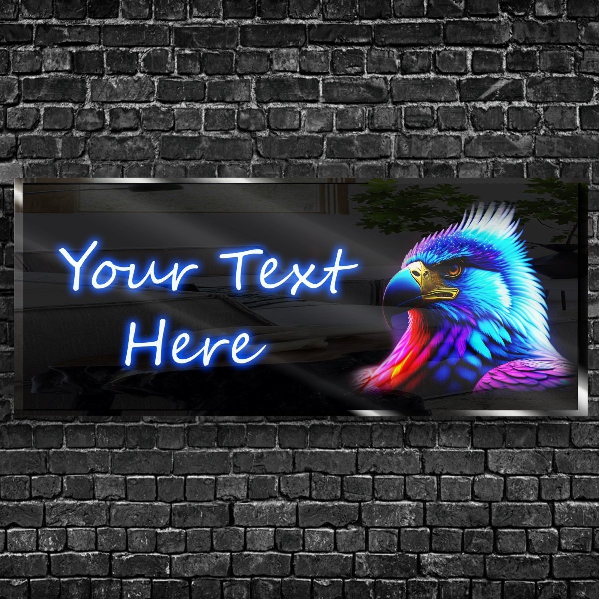 Personalized Colorful Eagle Neon Sign 600mm X 250mm - madaboutneon