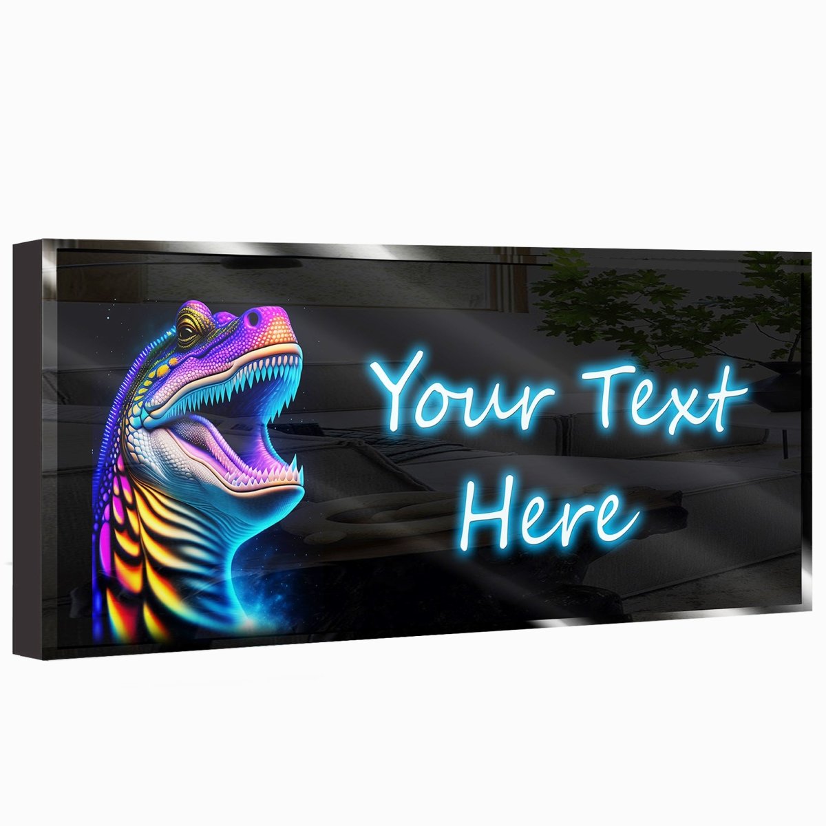 Personalized Dinosaur Neon Sign 600mm X 250mm - madaboutneon