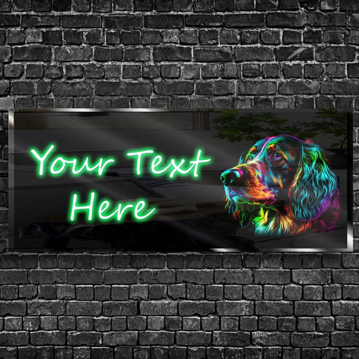 Personalized Dog 2 Neon Sign 600mm X 250mm - madaboutneon