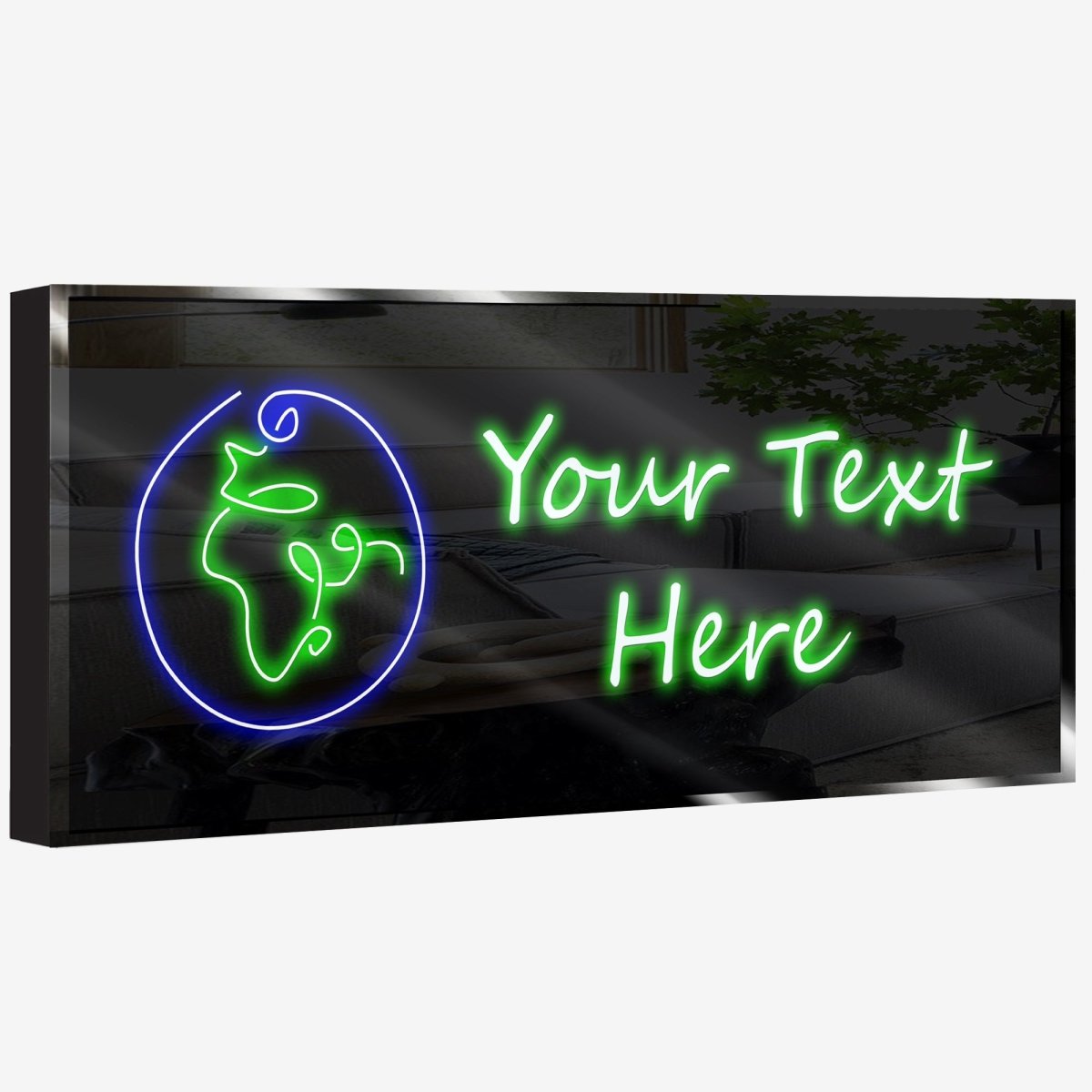 Personalized Earth Neon Sign 600mm X 250mm - madaboutneon