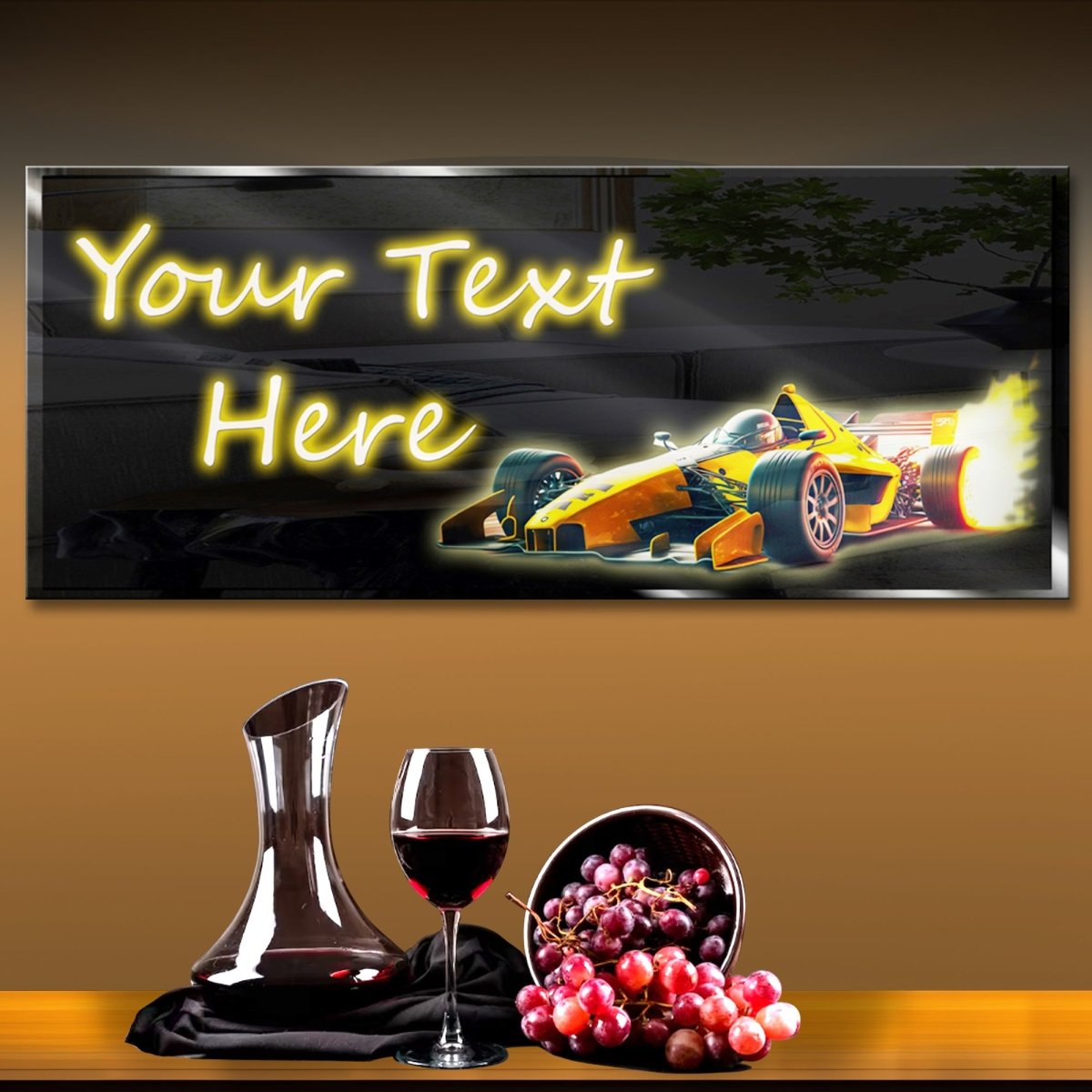 Personalized F1 Neon Sign 600mm X 250mm - madaboutneon