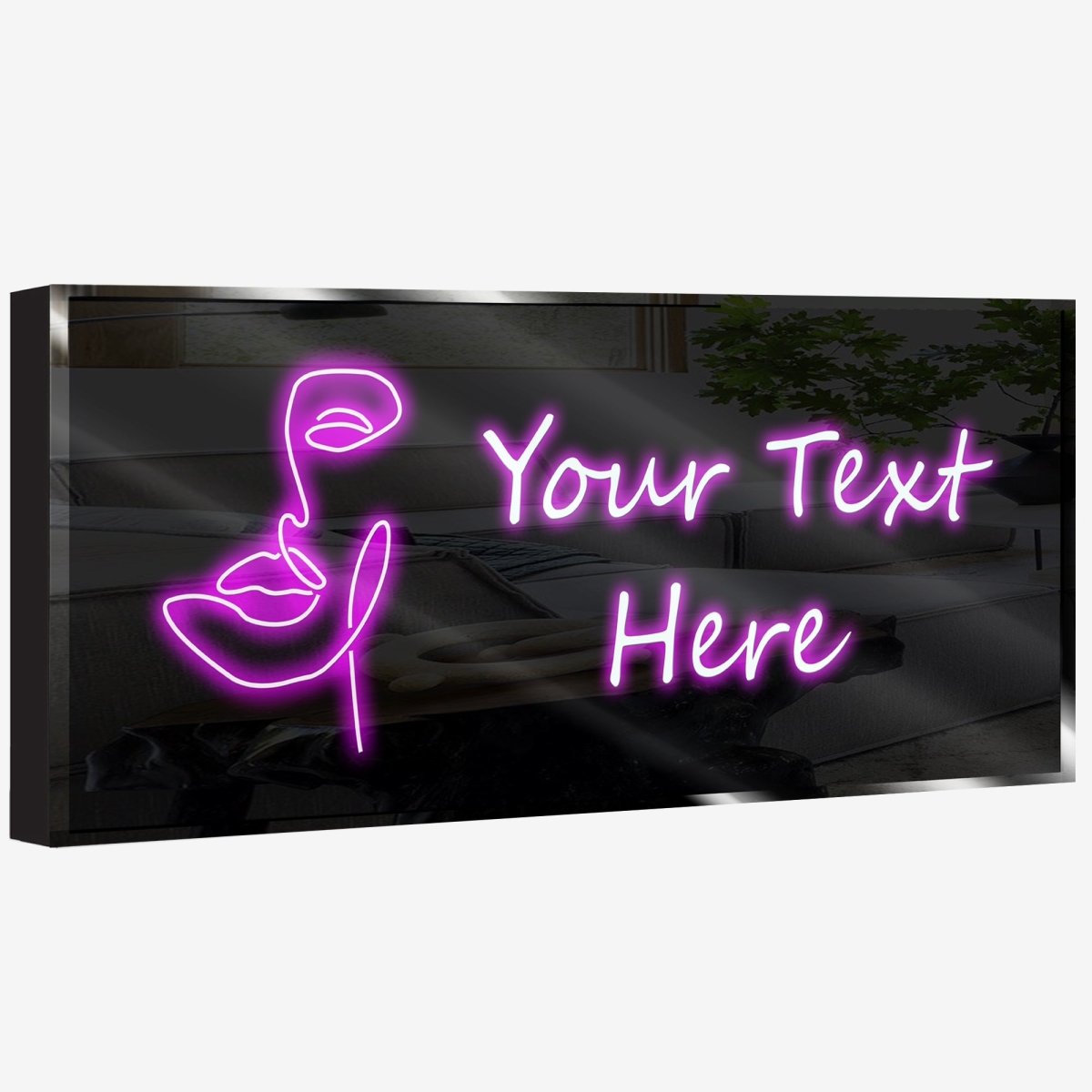Personalized Face Off Neon Sign 600mm X 250mm - madaboutneon