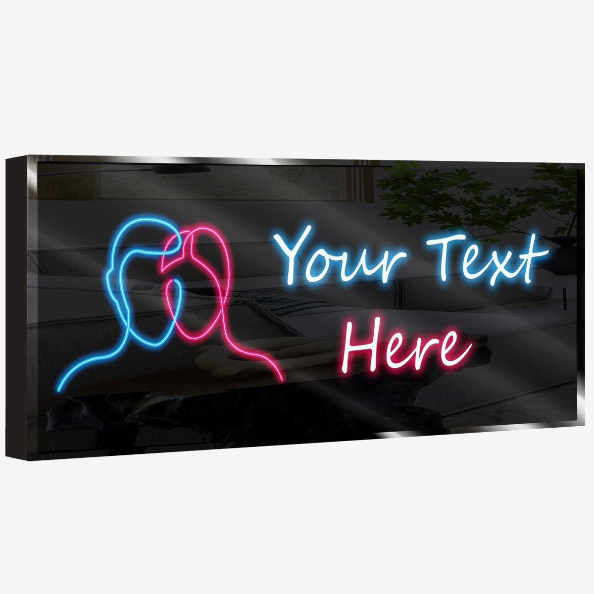 Personalized Faces Neon Sign 600mm X 250mm - madaboutneon