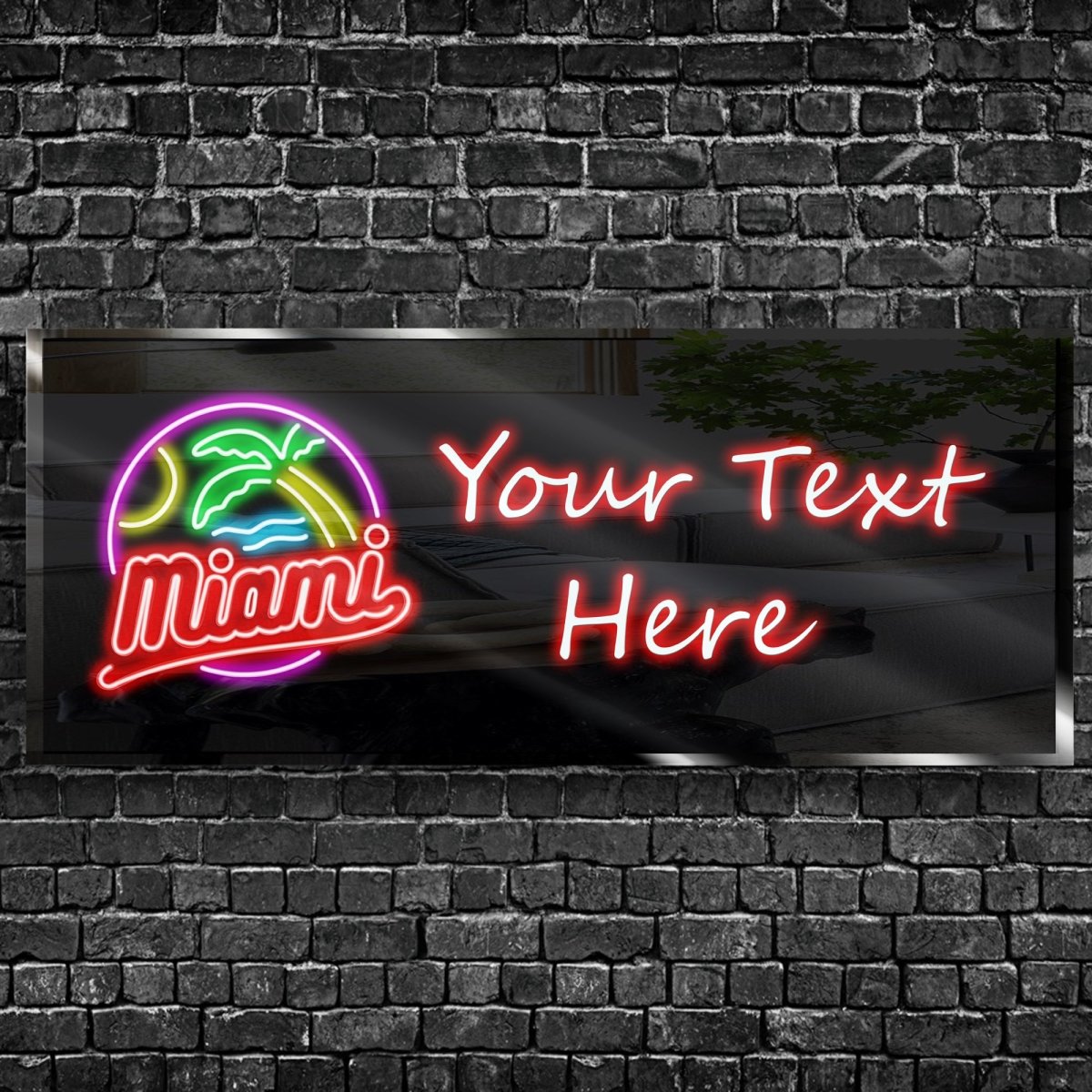 Personalized Miami Neon Sign 600mm X 250mm - madaboutneon
