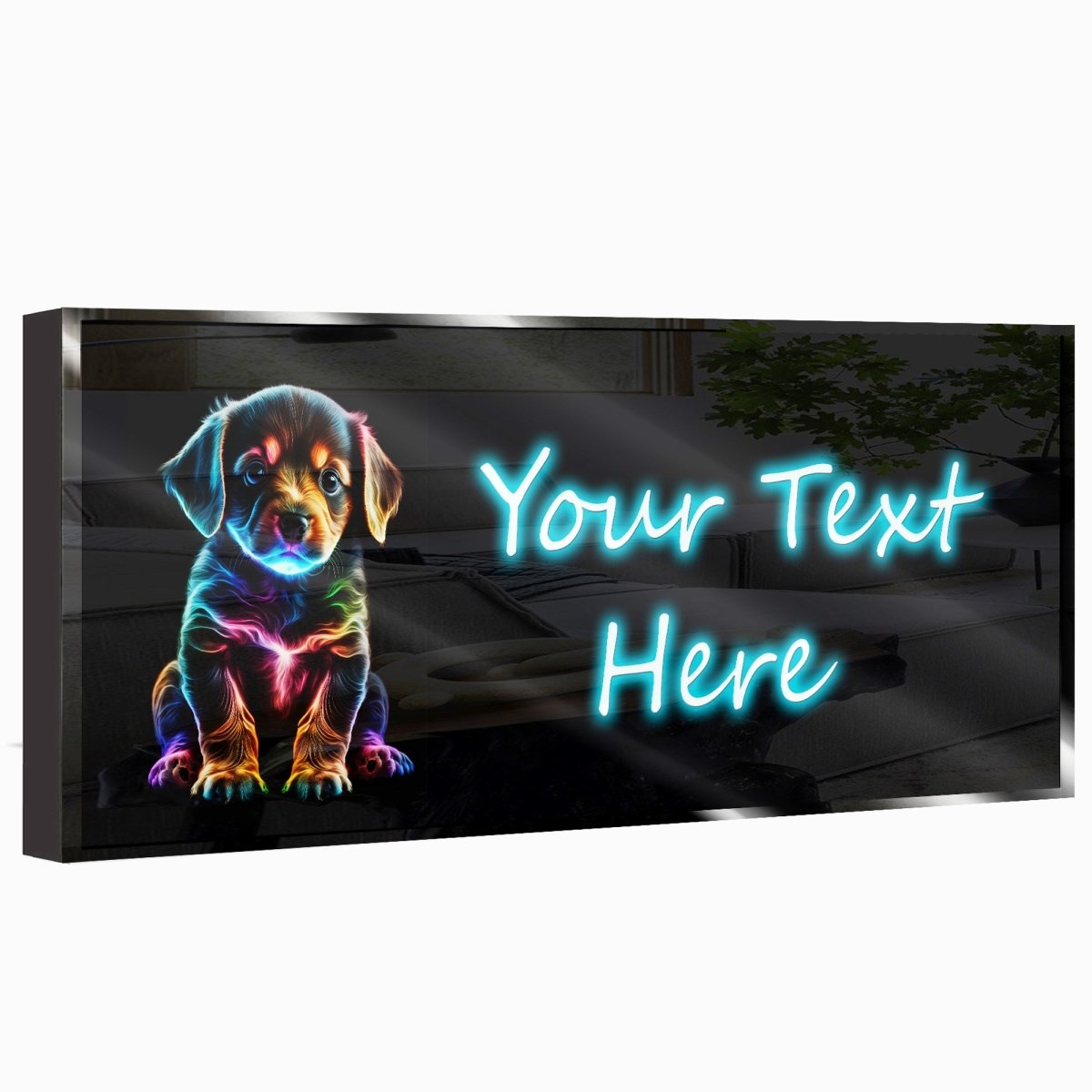 Personalized Neon Puppy Neon Sign 600mm X 250mm - madaboutneon