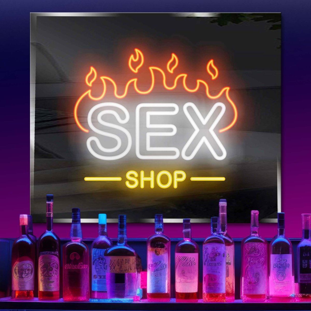 Personalized Neon Sex Shop - madaboutneon