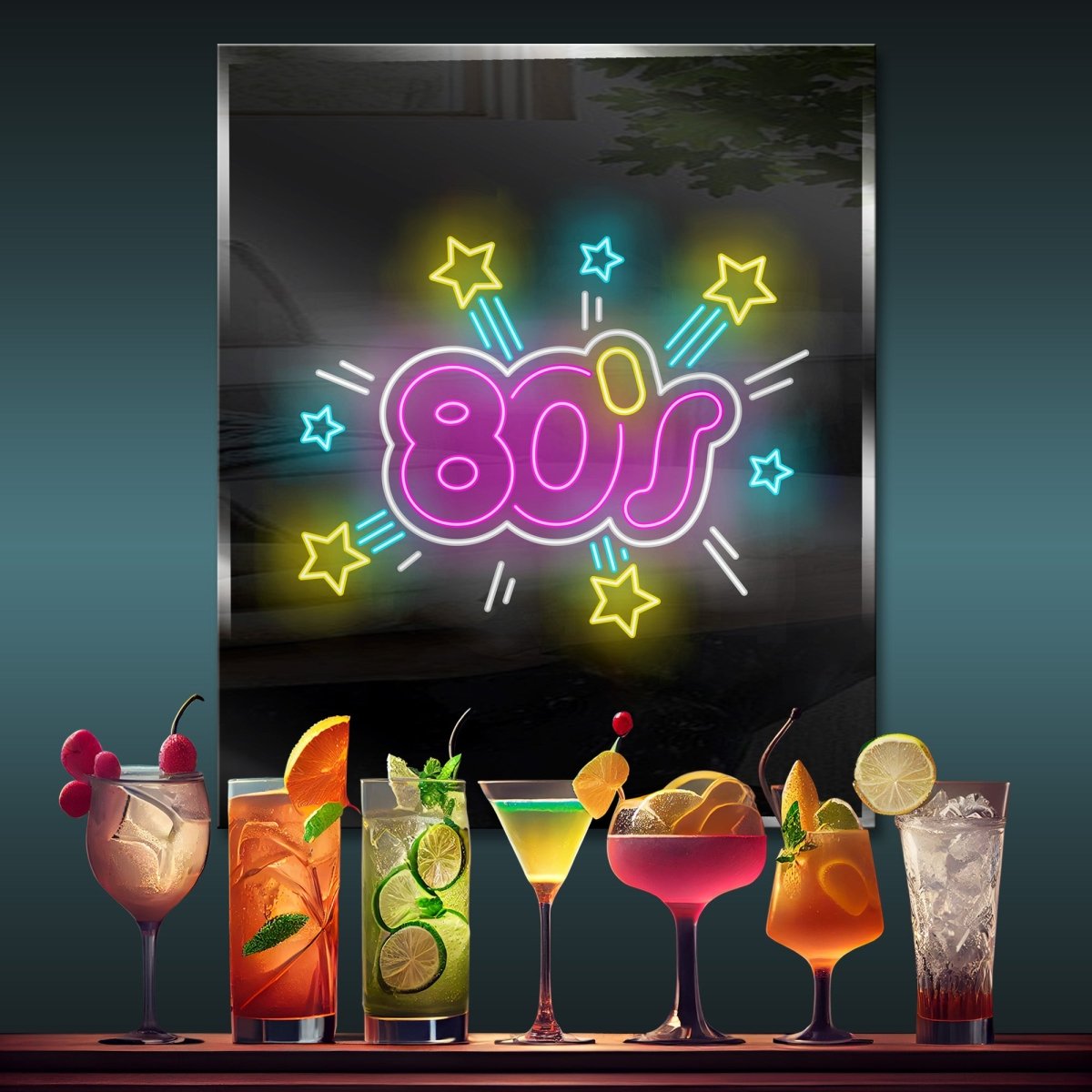 Personalized Neon Sign 80's - madaboutneon