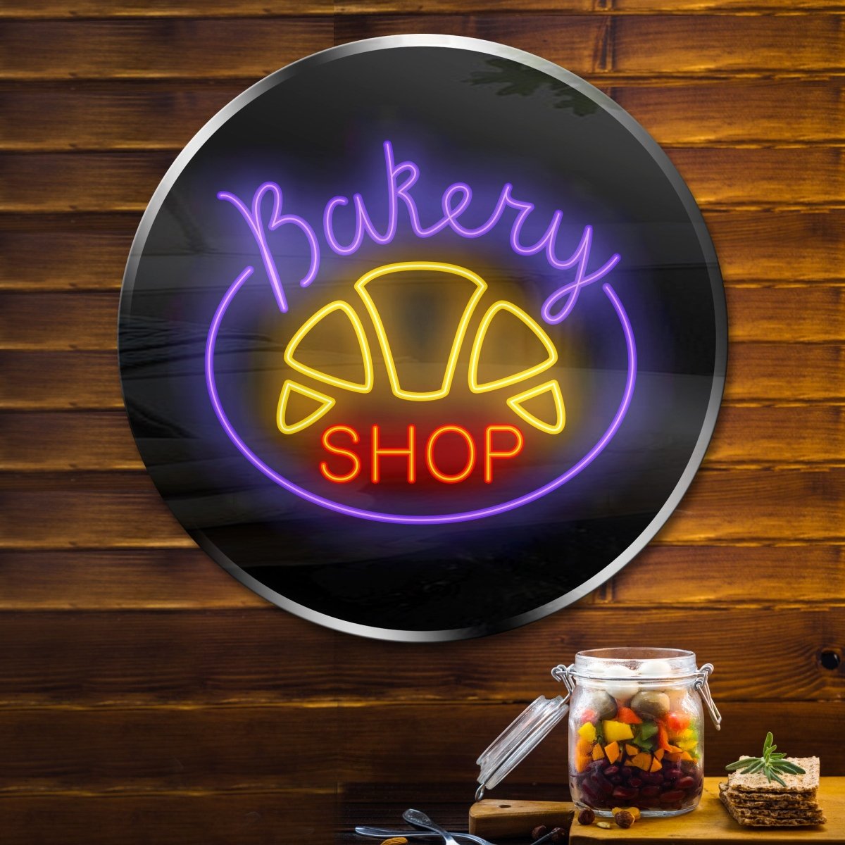 Personalized Neon Sign Bakery Shop - madaboutneon