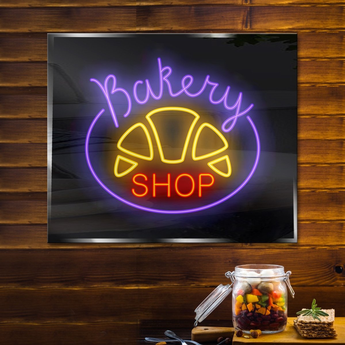 Personalized Neon Sign Bakery Shop - madaboutneon